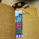 1Set 5D Diamond Painting Leather Shiny Cats Bookmark Kit For DIY Craft w/ Tassel