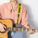 Guitar Strap Belt for Acoustic Electric Guitar Instrument Parts (Yellow) A