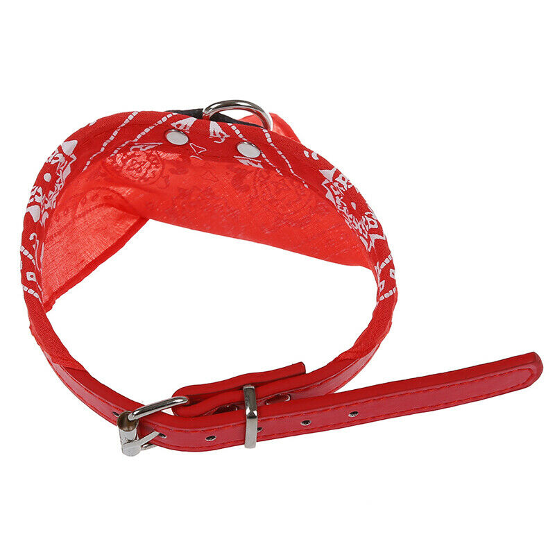 Small Adjustable Pet Dog Puppy Cat Neck Scarf Bandana with Collar Neckerchi