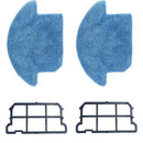 2Pc Detachable Mop&2Pc High Efficiency Filter Replacement Accessory Kit for