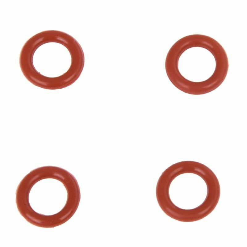 50 Pcs Red Silicone O Ring Seal Washers 10mm x 6mm x 2mm