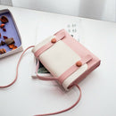 Fresh And Versatile Crossbody Bag Ladies Handbag And Flip Shoulder Bag Pink