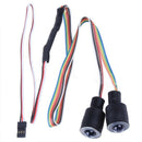 LED Lights Headlight for 1/10 RC Rock Crawler Axial SCX10 D90 Body Shell,Bl