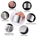 4 Pack Stainless Steel Finger Guard Finger Protector Safe Knives Guard Chop L8C7