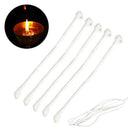 12pcs Fiberglass Tiki Torch Wick Patio Lighting Butter Lamp Durable Home Decor
