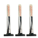 3pcs Stainless Steel Tire Tread Depth Gauge Metric Durable Repair Tools 0-25mm