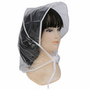 1Pcs Protect Hairstyle Rain Hat Plastic Bonnet for Women and Lady Cl txVGUS