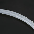 4M Long Spiral Wrapping Band Cable Manager Cover Protector White K2W4