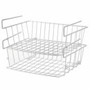 Under Shelf Storage Basket, 2 Pcs Under Cabinet Storage Wire Basket Organiz H7W4