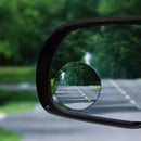 2 Frameless Blind Spot Mirror Wide Angle Round HD Glass Convex Rear View Mirrors
