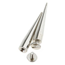 30pcs 7x40mm Metal Screwback Spikes Cone Studs Punk Rock Leathercraft Rivet