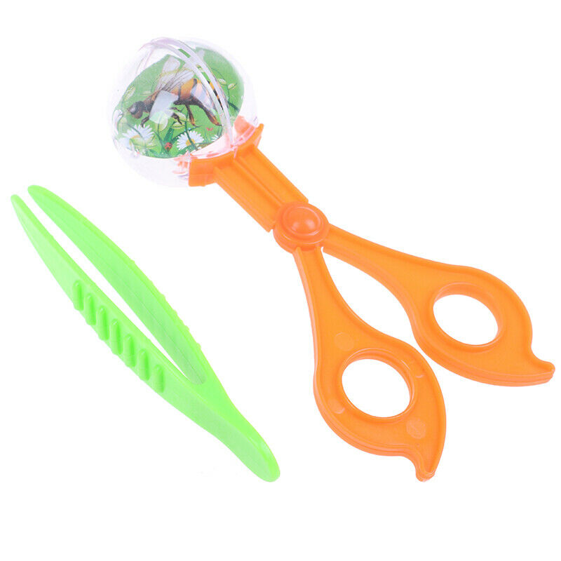 Children School Plant Insect Biology Study Tool Set Plastic Scissor Clamp  OZ