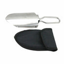 Mini shovel camping outdoor garden folding mini spade with bag I9N1