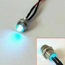 10x 8mm LED Indicator Light Lamp 12V Pilot Dash Directional Car Truck Motorcycle