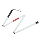 Visually Impaired Crutch Cane Blind Walking Stick Walker Aluminium Easy Fol