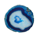 2 Pieces Colorful 80-100mm Agate Quartz Crystal Slices Coaster Home Ornament