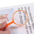 3Pcs Portable Handheld Magnifier 60mm 3X Magnifying Loupe Reading Glass Lens Hn