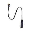 Audio stereo 3.5mm 3pole  male to female 90degree right angled extension cable F