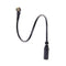Audio stereo 3.5mm 3pole  male to female 90degree right angled extension cable F