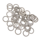 50pcs Engine Oil Drain Plug Metal Crush Washer Seal O-Ring Gasket for Mazda