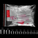 1000pcs DIY Nail Art Full False Foot Toe Nail Tips Acrylic Gel Clear Color
