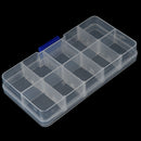 10Compartments Fishing Fish Hook Bait Lure Box Tackle Storage Container CaseTO