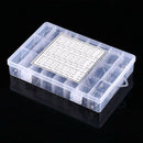 500Pcs 24 Values Aluminum Electrolytic Capacitor Kit 10V~50V 0.1uF~1000 KEQ