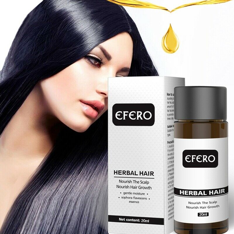 Efero Hair Growth Serum Oil Natural Essence Beard Growth Serum Faster Grow  K3U1