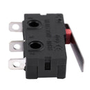 10 x Cut hinge lever SPDT momentary 1 NC 1 number mini switch 250 VAC 3 A K7A5
