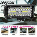 120W Car LED Work Light Bar Spot Flood Beams Combo For Off-road SUV Truck H U0C7