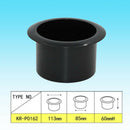 Plastic Sofa Armrest Cup PP Polypropylene  Marine Boat Car Drink Holder 85mm Dia