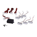 6 Car 12V Amber LED Flashing Grill Lights Bar Warning Recovery Breakdown