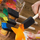 Round Paint Foam Sponge Brush Various Shaped and Sized, Watercolor Sponges  C3S4