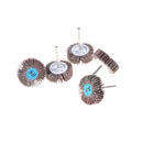 5Pcs 32mm 80 Grit Grinding Sanding Sandpaper Polisher Flap Wheel Rotary Tool-3C