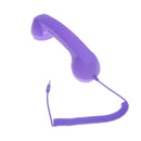 3.5mm Retro Radiation-Proof Telephone Handset Cell Phone Receiver (Purple)