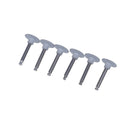 6x Dental Lab Product Dental Care Polishing Prophy Brush White Nylon FLat Type3c