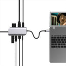 9In 1 Usb C Hub Docking Station Usb3.0 TF Card Reader Type C Type C Dock US