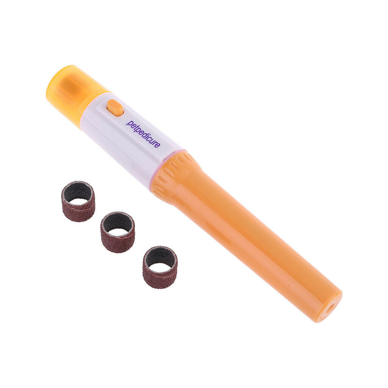 Novel Electric Cat Dog Puppy Pet Nail Pedicure Clipper Grinder Trimmer File Kit