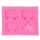 Car Shape Silicone Mold Fondant Cake Decorating Molds Polymer Clay Mou_JC3C