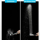 300Holes High Pressure Shower Head Powerfull Hand-Held Shower Head Square J9V8