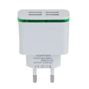 USB Charger 4USB Lighten 3A Multi-Head Travel Convenient Charger
