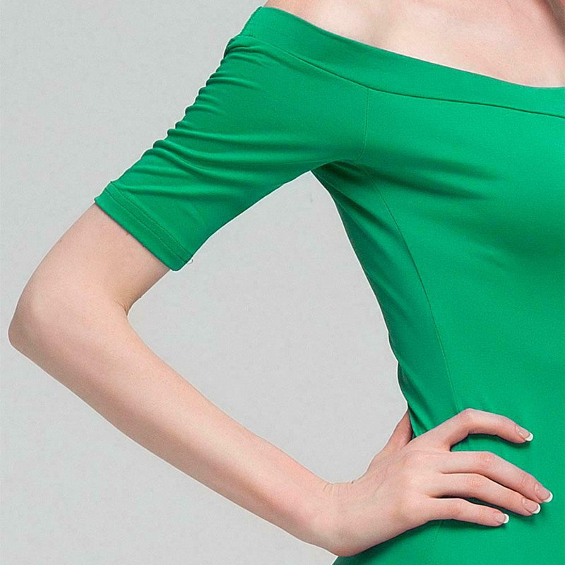 Sexy Women Off Shouder Bodycon Party Evening Cocktail Pencil Dress Green M A