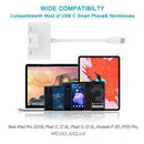 3 In 1 Charger Adapter For Type-C To Lan 100Mbps Ethernet Rj45 Adapter Otg
