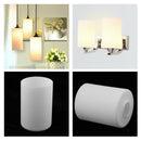 2 Pcs Cylindrical Ceiling Light Shade Cover Pendant Lampshade Fixture