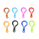 Plastic Key Chains Key Ring Multi-Color With Loop 50mm*25mm Color Random JR JCSE