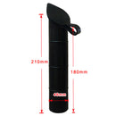 2 Pieces Black 210mm Rubber Rod Holder Pole Rest Stand Rack Bracket Inner Tube