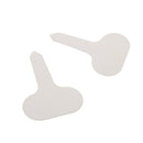 200pcs Plastic Garden Stake Tags Nursery Labels Flower ID Cards Yellow+White
