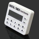 Practical LCD Digital Kitchen Cooking Countdown Timer Alarm Plastic She RWC
