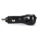 MaleMotor Car Cigarette Lighter Socket Plug Charger Connector LED With Switch TO