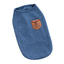 2pcs Cute Dog Korean Style T-shirt Clothes Summer Vest Puppy Costumes S L